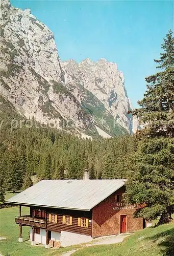 Musau Tirol Gasthaus Musauer Alm Koellespitze Gimpel Musau Tirol Kat. Musau