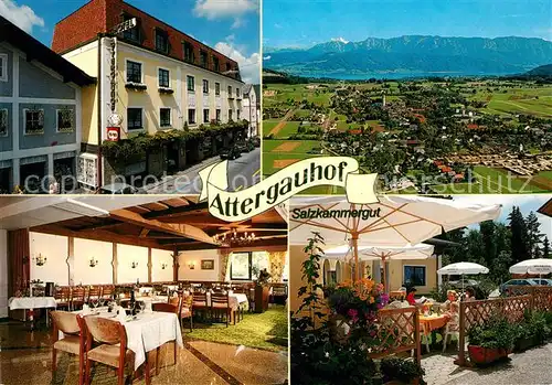 St Georgen Attergau Attergauhof Hotel Restaurant Panorama Georgen Attergau Kat. Voecklabruck
