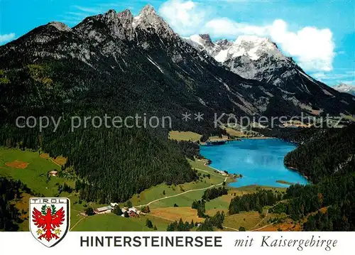 Hintersteinersee Fliegeraufnahme Kaisergebirge Hintersteinersee Kat. Kufstein