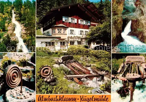 Markt Schellenberg Gasthaus Pension Kugelmuehle Eingang Almbachklamm Markt Schellenberg Kat. Berchtesgaden