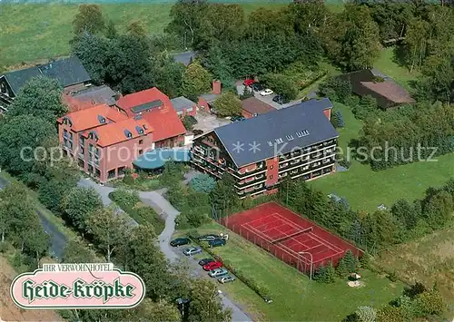 Essel Aller Fliegeraufnahme Verwoehnhotel Heide Kroepke Essel Aller Kat. Essel