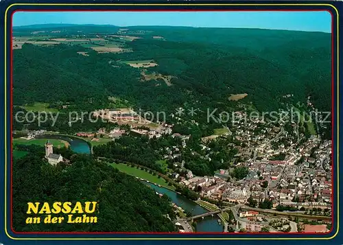 Nassau Lahn Fliegeraufnahme Bruecke  Nassau Lahn Kat. Nassau