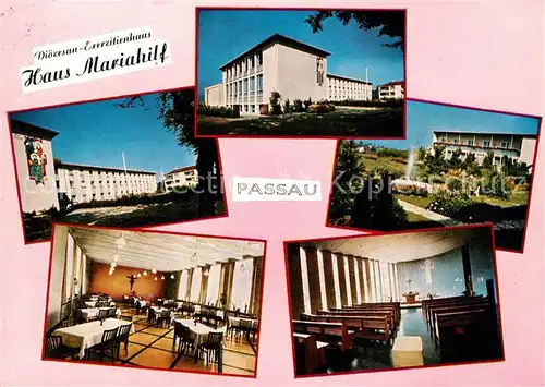 Passau Exerzitienhaus Mariahilf Speisesaal Passau Kat. Passau
