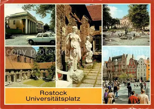 Rostock Mecklenburg Vorpommern Neue Wache Kloster zum Heiligen Kreuz Rostock Kat. Rostock