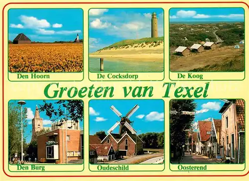 Texel Koog Cocksdorp Oosterend Oudeschild Texel Kat. Niederlande