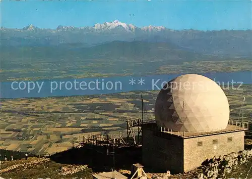 Observatorium Sternwarte Urania Lac Leman Mont Blanc La Dole  Observatorium Sternwarte Kat. Gebaeude