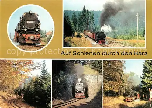 Lokomotive Harzquerbahn  Lokomotive Kat. Eisenbahn