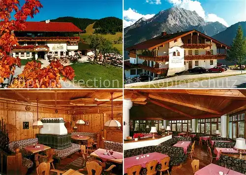 AK / Ansichtskarte Ramsau Berchtesgaden Hotel Gasthof Nutzkaser Restaurant Alpenblick Ramsau Berchtesgaden Kat. Ramsau b.Berchtesgaden