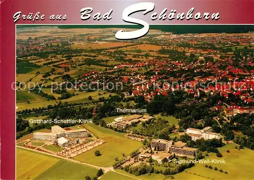 Bad Schoenborn Kliniken Thermarium Fliegeraufnahme Bad Schoenborn Kat. Bad Schoenborn