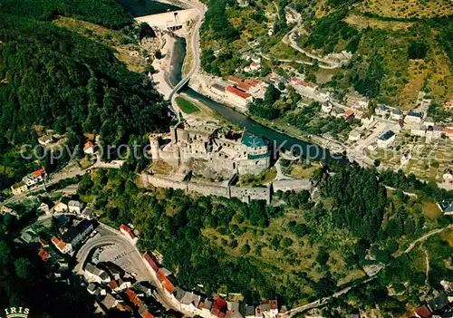 Vianden Vue aerienne avec le Chateau Vianden