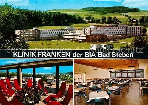 Bad Steben Klinik Franken Terrasse Restaurant Bad Steben Kat. Bad Steben