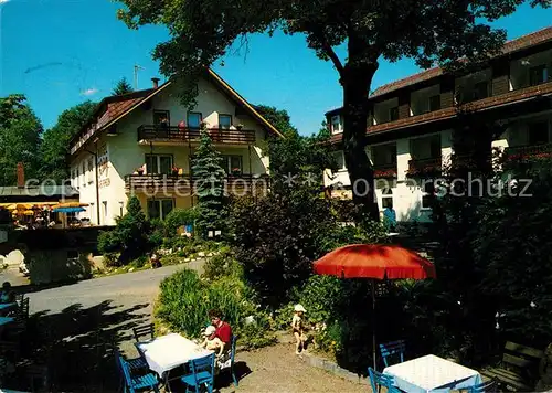 Warmensteinach Hotel Krug Gartenrestaurant Warmensteinach Kat. Warmensteinach Fichtelgebirge