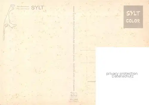 Sylt Fliegeraufnahme Sylt Kat. Sylt Ost