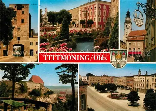 Tittmoning Salzach Ortsansichten  Tittmoning Salzach Kat. Tittmoning