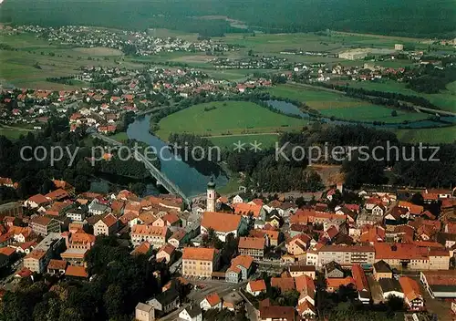 Roding Regen Fliegeraufnahme Roding Regen Kat. Roding