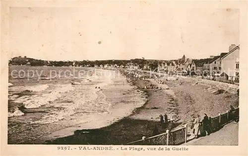 Val Andre La Plage vue de la Guette Val Andre Kat. Pleneuf Val Andre