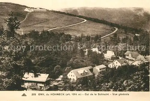 Hohneck Col de la Schlucht Vue generale Hohneck Kat. Gerardmer