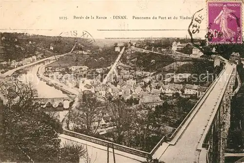 Dinan Panorama du Port et du Viaduc Dinan Kat. Dinan