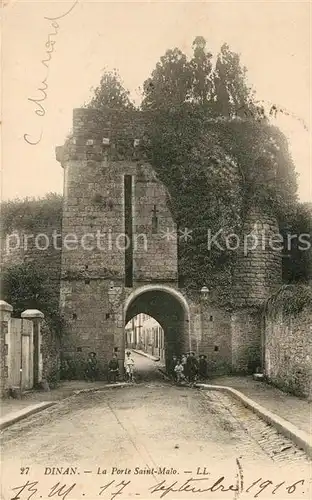 Dinan La Porte Saint Malo Dinan Kat. Dinan