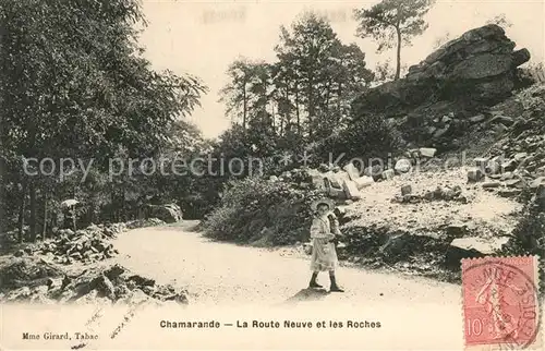 Chamarande La Route Neuve et les Roches Chamarande Kat. Chamarande