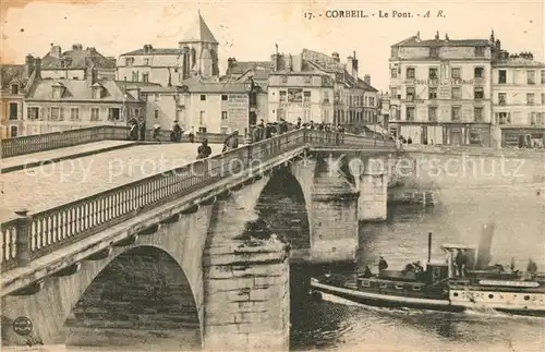 Corbeil Cerf Le Pont Corbeil Cerf Kat. Corbeil Cerf