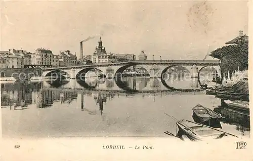 Corbeil Cerf Le Pont Corbeil Cerf Kat. Corbeil Cerf