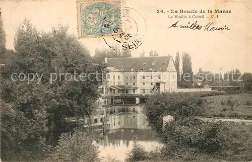 Creteil Le Moulin La Boucle de la Marne Creteil Kat. Creteil