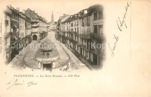 Plombieres les Bains Vosges Les Bains Romains Plombieres les Bains Kat. Plombieres les Bains