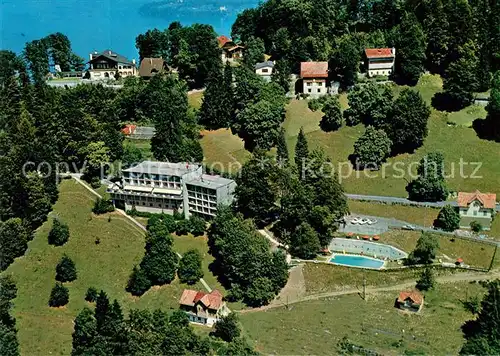 AK / Ansichtskarte Buergenstock Fliegeraufnahme Hotel Waldheim Schwimmbad Buergenstock Kat. Buergenstock
