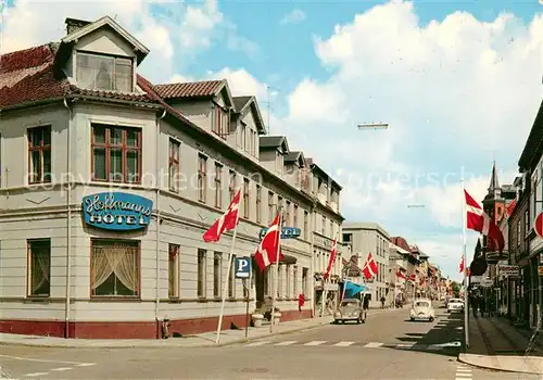 AK / Ansichtskarte Frederikshavn Danmarksgade med Hoffmanns Hotel Frederikshavn Kat. Frederikshavn
