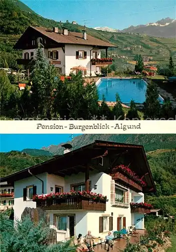 AK / Ansichtskarte Algund Merano Pension Burgenblick Algund Merano Kat. Italien