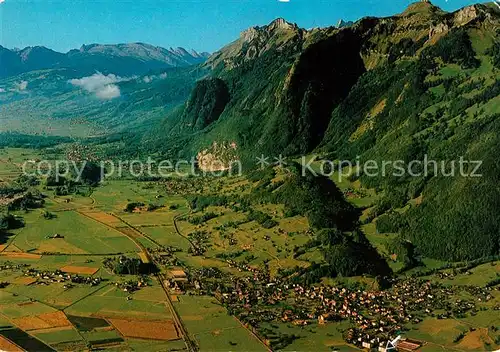 AK / Ansichtskarte Ruethi Fliegeraufnahme Hoher Kasten Stauberen Churfirsten Ruethi (Rheintal) Kat. Ruethi