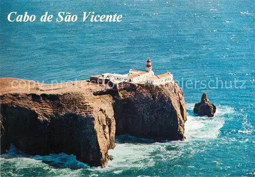 AK / Ansichtskarte Cabo de Sao Vicente Algarve Fliegeraufnahme Cabo de