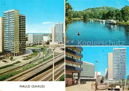 AK / Ansichtskarte Halle Saale Hochstrasse Ernst Thaelmann Platz  Halle Saale Kat. Halle