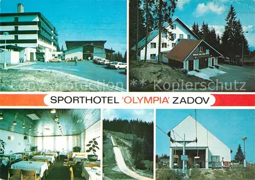 AK / Ansichtskarte Stachy Susice Okres Pachatice Sporthotel Olympia Zadov Stachy Susice Kat. Stachau