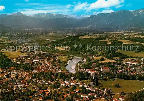 AK / Ansichtskarte Bad Toelz Isartal Alpenpanorama Fliegeraufnahme Bad Toelz Kat. Bad Toelz