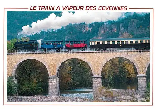 AK / Ansichtskarte Saint Jean du Gard Train a vapeur des Cevennes Dampflokomotive Saint Jean du Gard Kat. Saint Jean du Gard