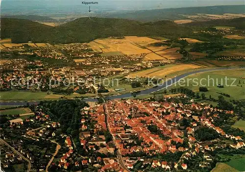 AK / Ansichtskarte Rinteln Fliegeraufnahme Rinteln Kat. Rinteln