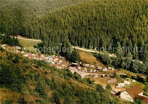 AK / Ansichtskarte Lerbach Harz Blick vom Clausberg auf den Campingplatz Lerbach Harz Kat. Osterode am Harz