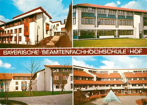 AK / Ansichtskarte Hof Cham Bayerische Beamtenfachhochschule Hof Cham Kat. Cham