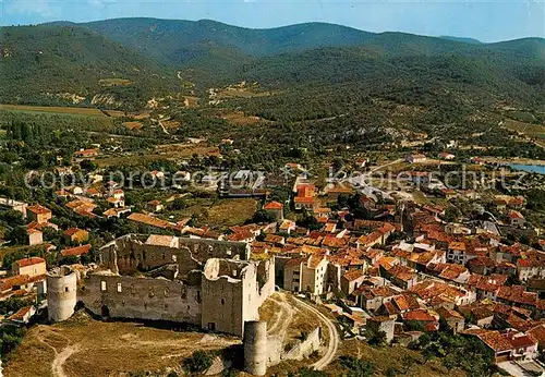 AK / Ansichtskarte Greoux les Bains Chateau des Templiers vue aerienne Greoux les Bains Kat. Greoux les Bains