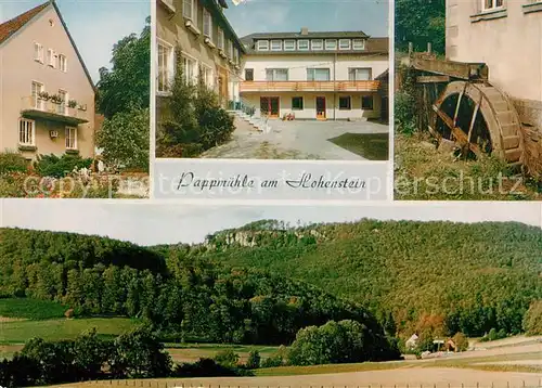 AK / Ansichtskarte Hessisch Oldendorf Pappmuehle am Hohenstein Landschaftspanorama Hessisch Oldendorf Kat. Hessisch Oldendorf