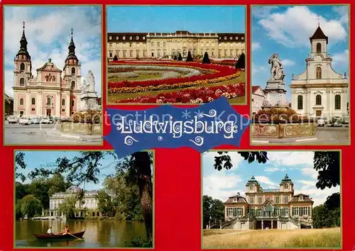 AK / Ansichtskarte Ludwigsburg Wuerttemberg Residenzschloss  Ludwigsburg Wuerttemberg