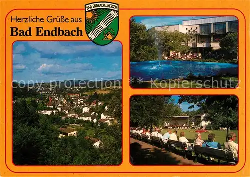 AK / Ansichtskarte Bad Endbach Kurhaus Buergerhaus Kurpark  Bad Endbach Kat. Bad Endbach