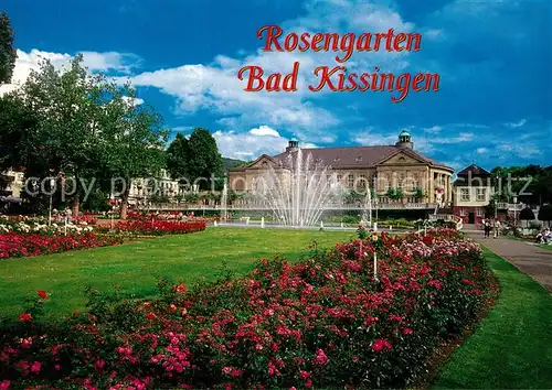 AK / Ansichtskarte Bad Kissingen Bayerisches Staatsbad Rosengarten  Bad Kissingen Kat. Bad Kissingen
