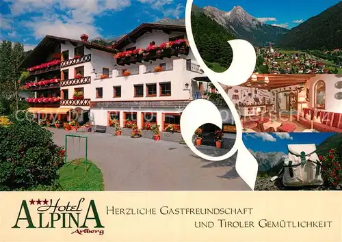 AK / Ansichtskarte Pettneu Arlberg Hotel Alpina  Pettneu Arlberg Kat. Pettneu am Arlberg