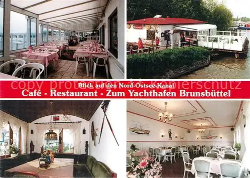 AK / Ansichtskarte Brunsbuettel Restaurant Zum Yachthafen Brunsbuettel Kat. Brunsbuettel
