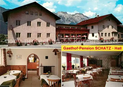 AK / Ansichtskarte Hall Tirol Gasthof Schatz Hall Tirol Kat. Hall in Tirol