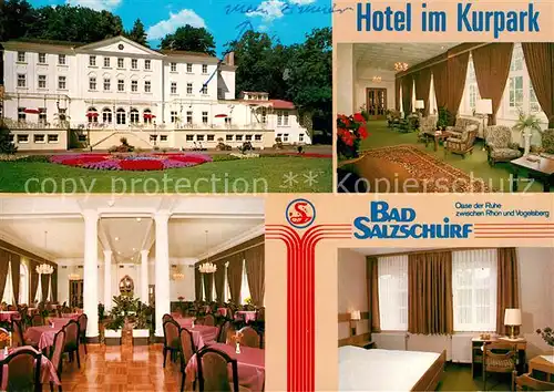 AK / Ansichtskarte Bad Salzschlirf Hotel im Kurpark Bad Salzschlirf Kat. Bad Salzschlirf
