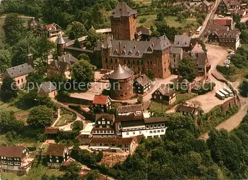 AK / Ansichtskarte Burg Wupper Fliegeraufnahme Schloss Burg Wupper Kat. Solingen
